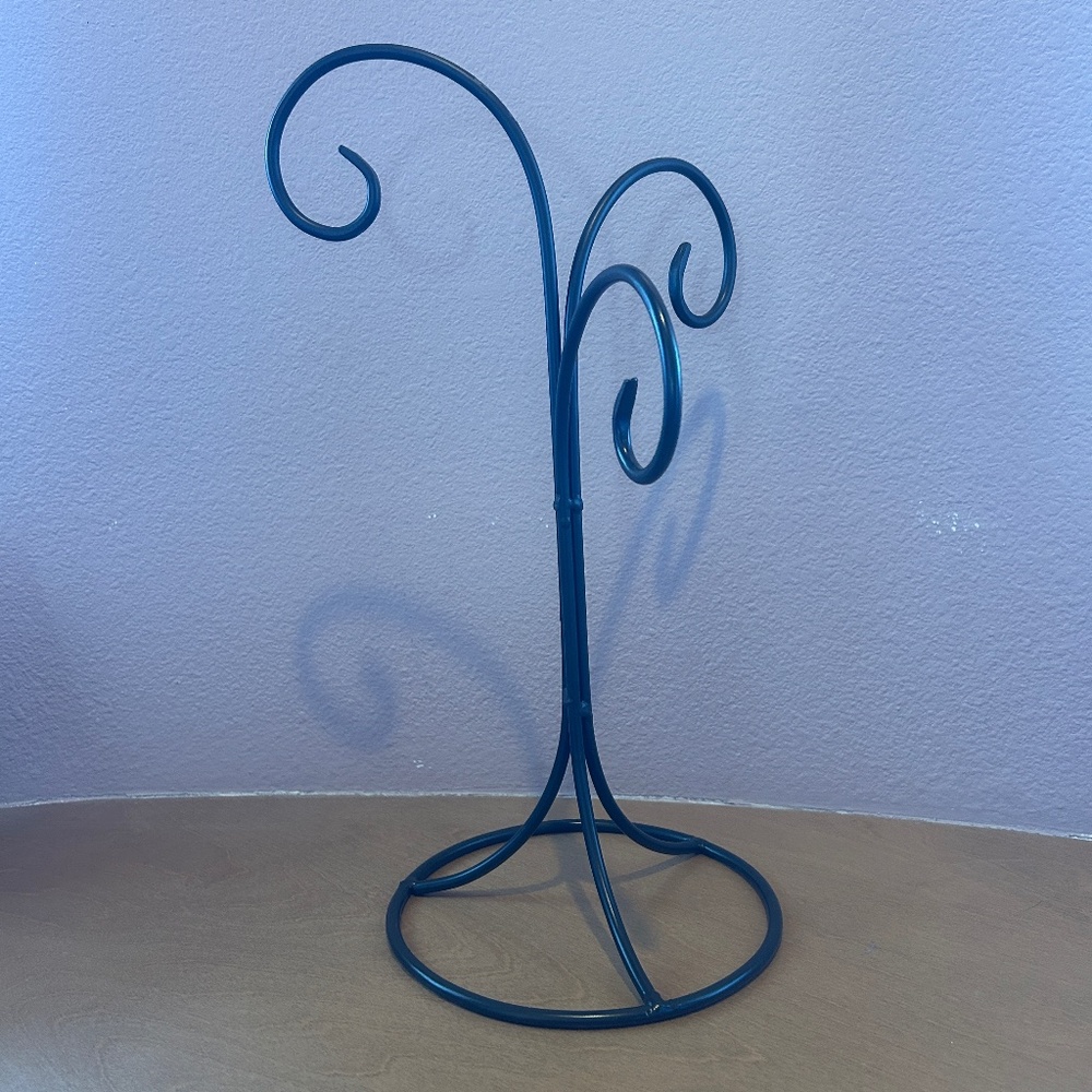 Triple-Hook Wrought Iron Stand